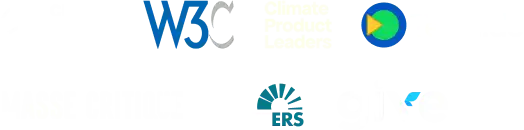 Climate Action Tech, W3C, Terra.do, The Shifters, Climate Product Leaders, GIVE among others