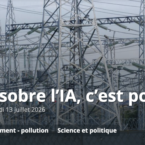 Discussion with Agence Science-Presse about Sustainable AI